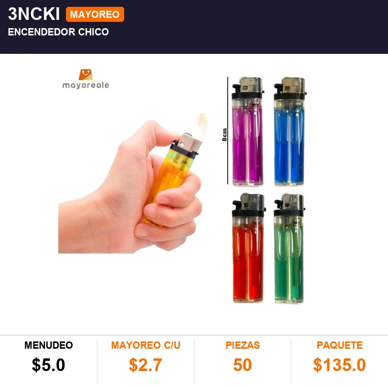 Encendedor chico - Pack x50
