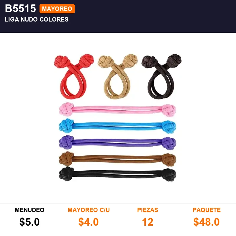 Liga nudo colores - Pack x12