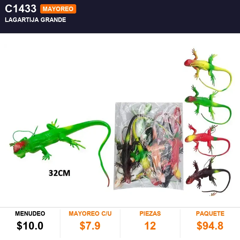 Lagartija Grande - Pack x12