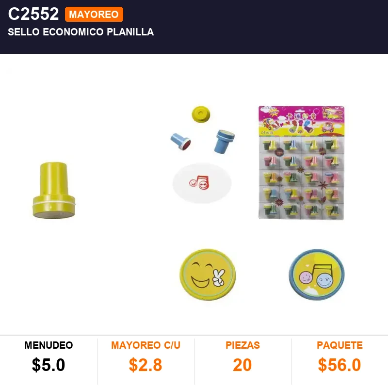 Sello economico planilla - Pack x20