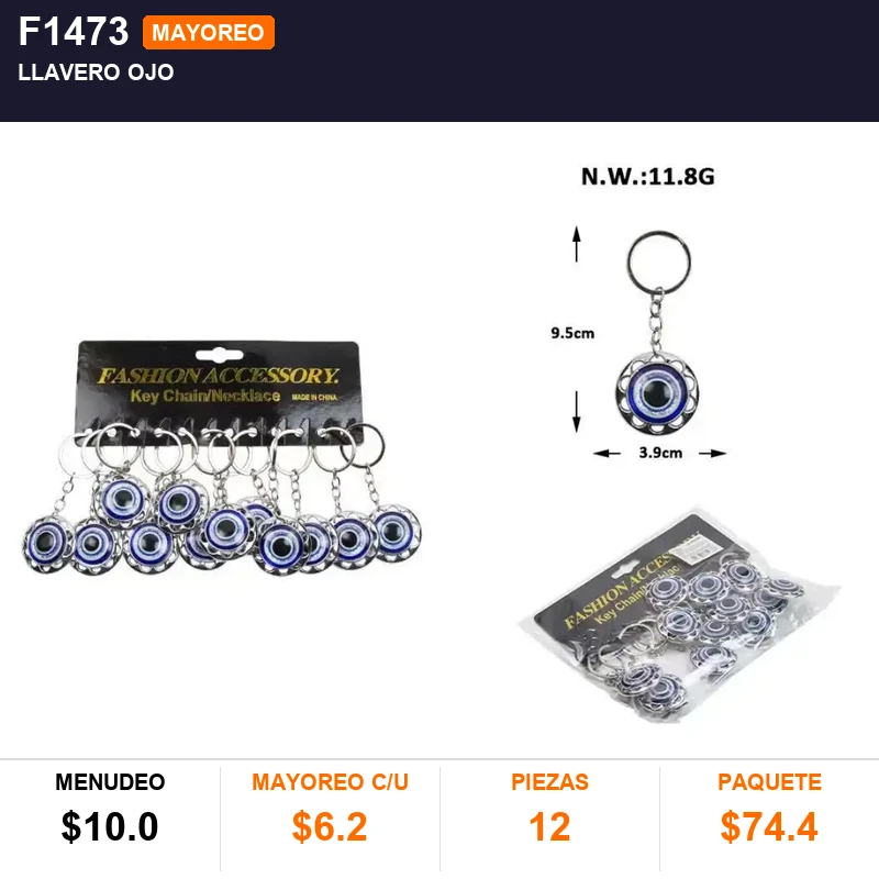 Llavero ojo - Pack x12