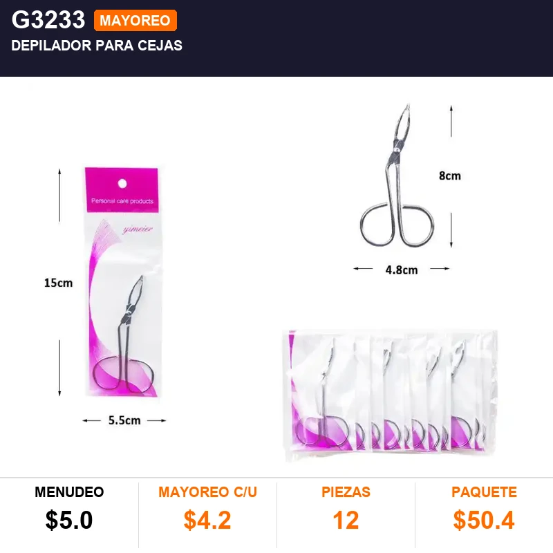Depilador para cejas - Pack x12