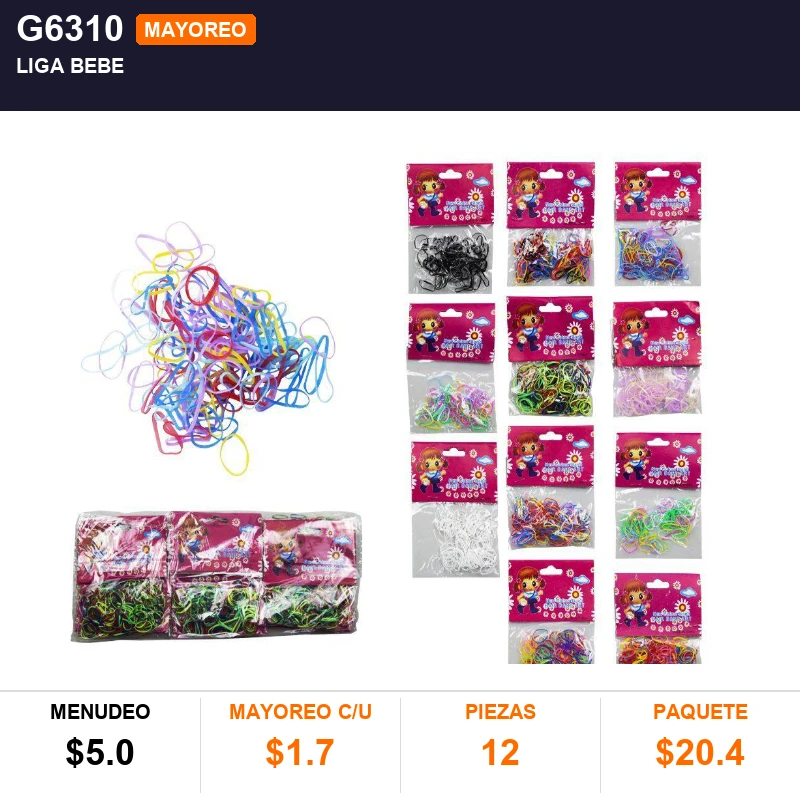 Liga bebe - Pack x12