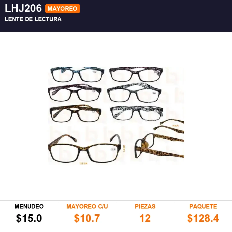 Lente de lectura - Pack x12