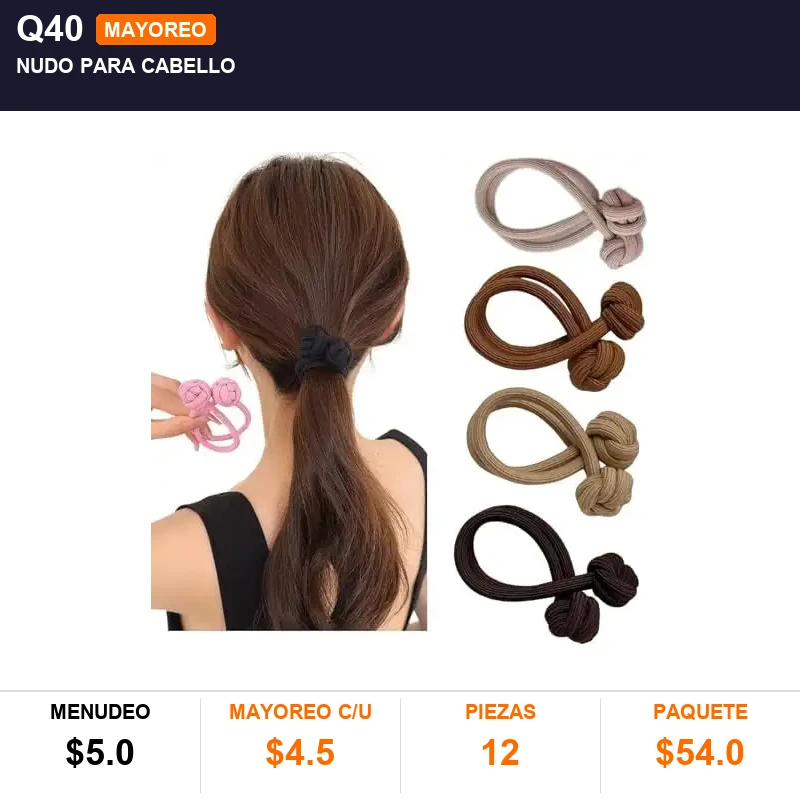 Nudo para cabello - Pack x12