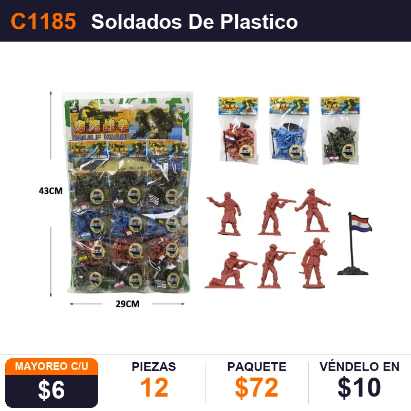 Soldados De Plastico - Pack x12