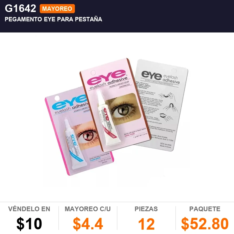 Pegamento Eye Para Pestaña - Pack x12