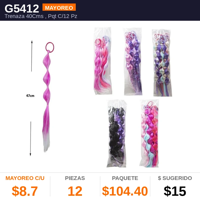 Trenaza 40Cms - Pack x12