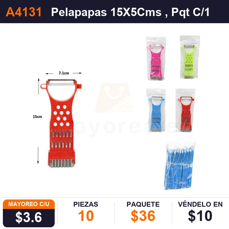 Pelapapas 15X5Cms - Pack x10