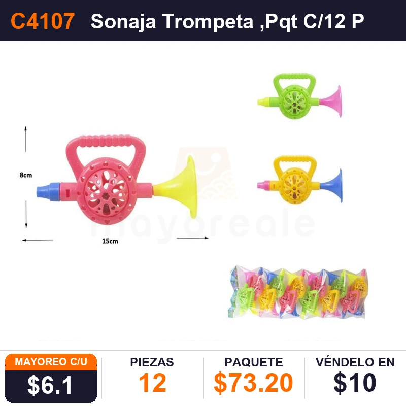 Sonaja Trompeta - Pack x12
