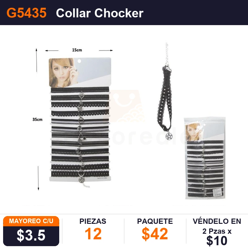 Collar Chocker - Pack x12