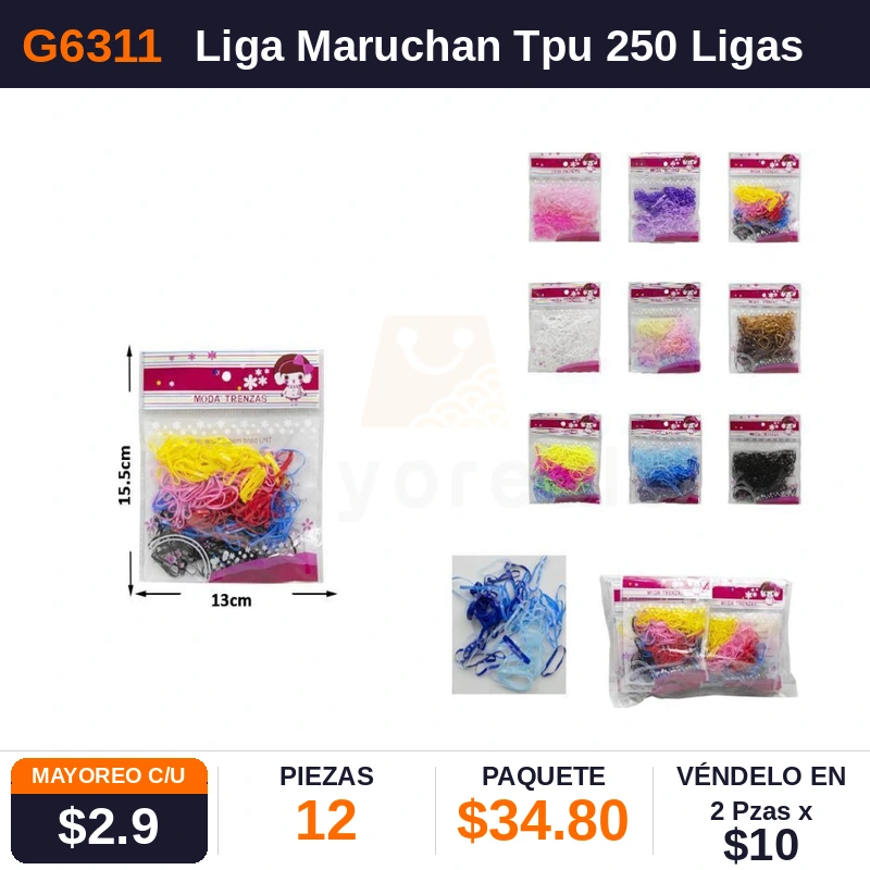 Liga Maruchan Tpu 250 Ligas - Pack x12