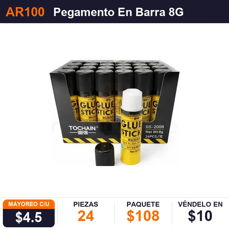 Pegamento En Barra 8G - Pack x24
