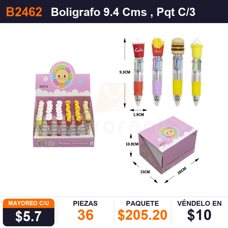 Boligrafo 9.4 Cms - Pack x36