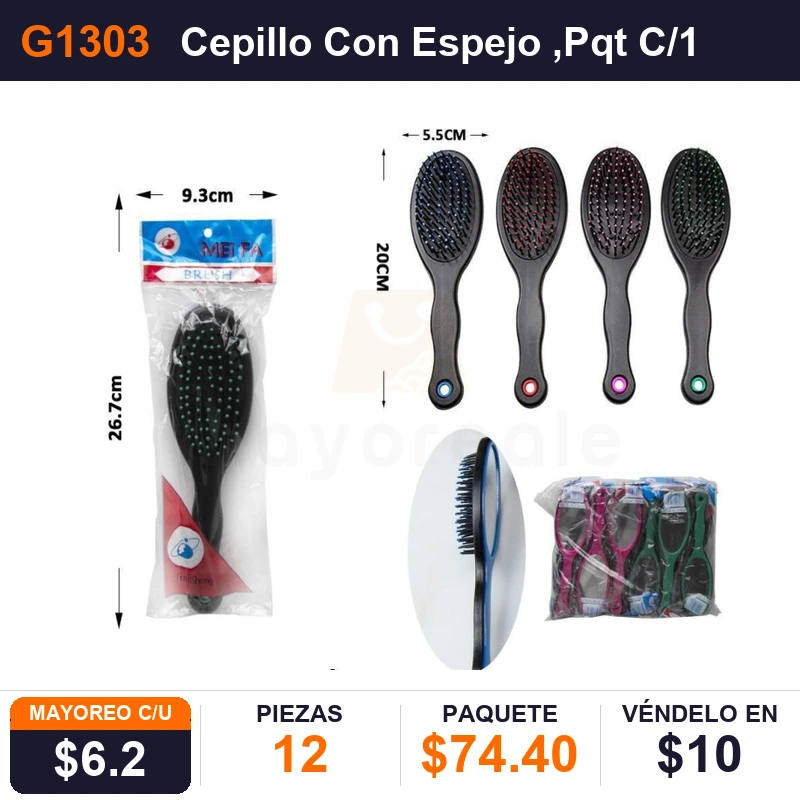 Cepillo Con Espejo - Pack x12