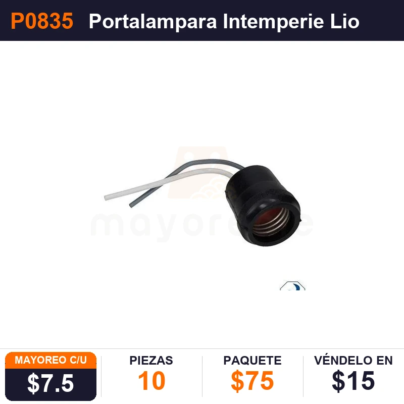 Socket con cable  - Pack x10