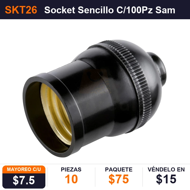 Socket Sencillo - Pack x10