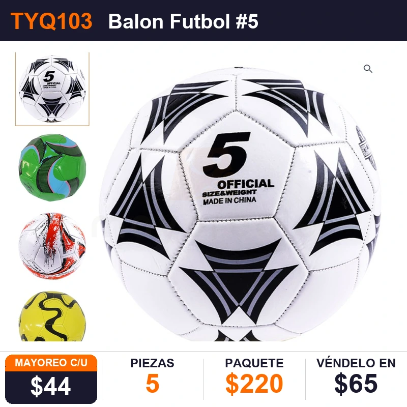 Balon Futbol #5 (20 Cms) - Pack x5