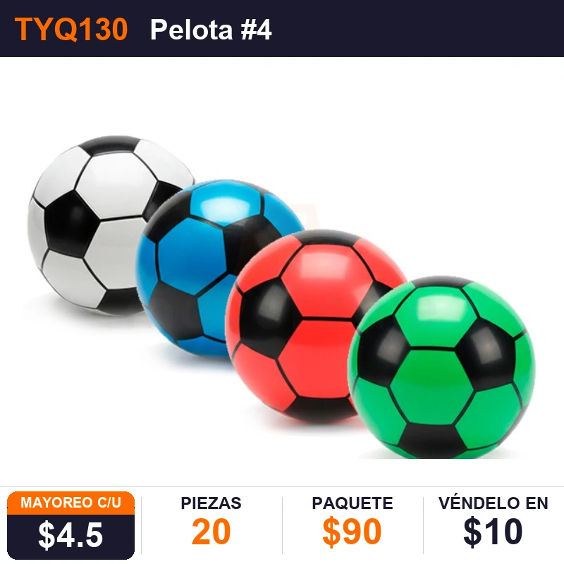 Pelota #4 (15 Cms) - Pack x20