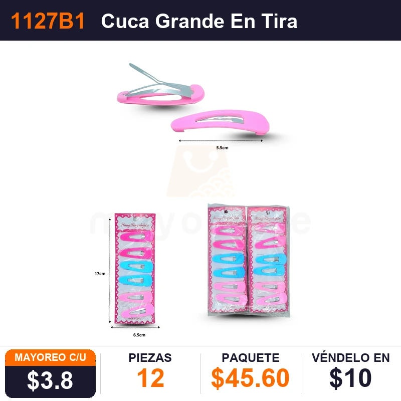 Cuca Grande C/6 En Tira - Pack x12