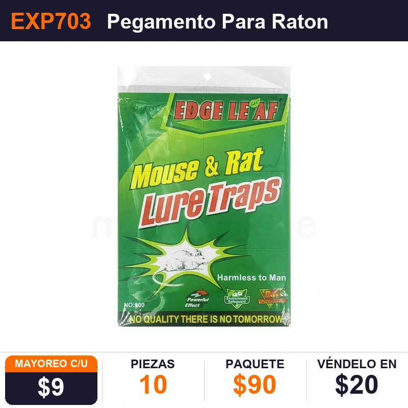 Pegamento Para Raton - Pack x10