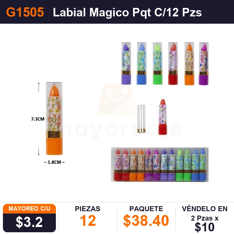 Labial Magico - Pack x12