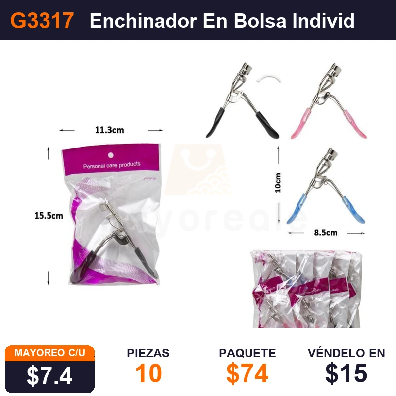 Enchinador En Bolsa Individual - Pack x10